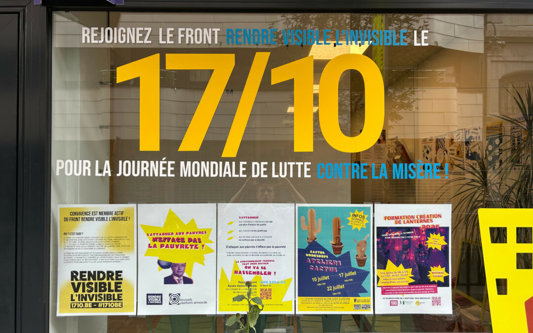 17/10 : JOURNÉE MONDIALE DE LUTTE CONTRE LA MISÈRE !