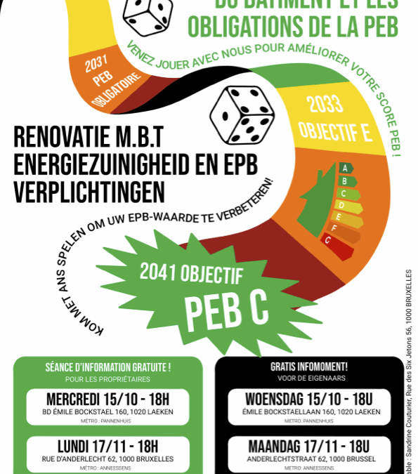 La rénovation énergétique du bâtiment et la PEB – Laeken