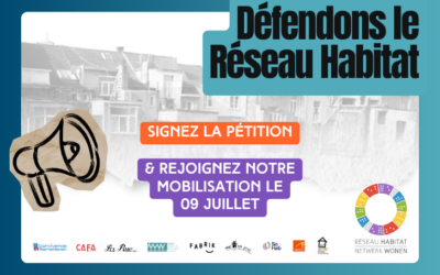 Mobilisation du Réseau Habitat face à l’incertitude des subsides